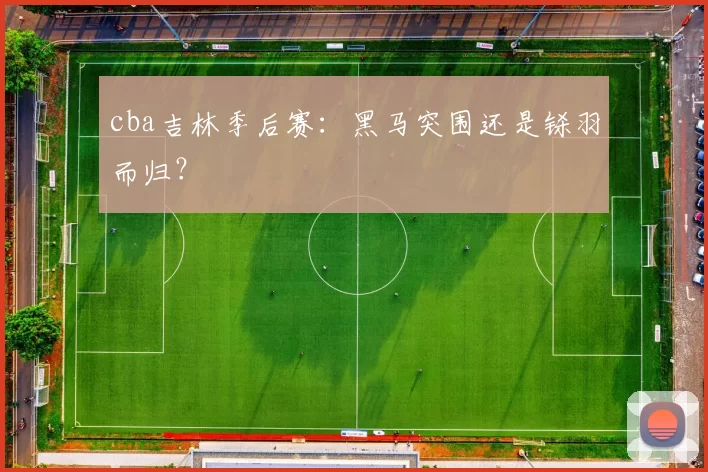 cba吉林季后赛：黑马突围还是铩羽而归？